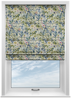 Paradise, Saxon Blue - Roman Blind